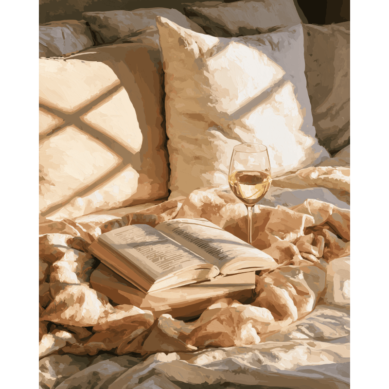 Malen nach Zahlen - Seiten & Wein - Malen nach Zahlen