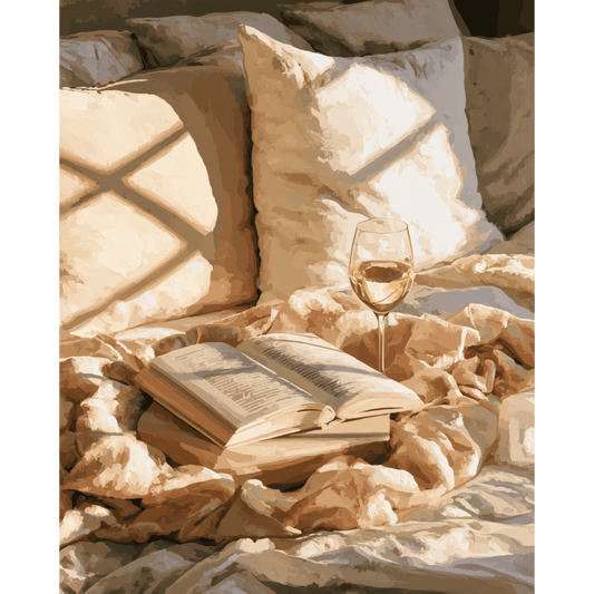 Malen nach Zahlen - Seiten & Wein - Malen nach Zahlen