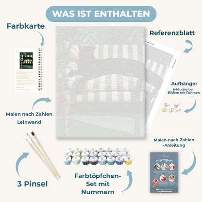 Malen nach Zahlen - Panther auf dem Sofa