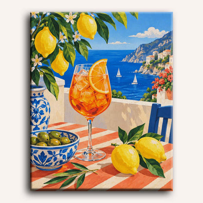 Malen nach Zahlen - Amalfi-Aperitivo