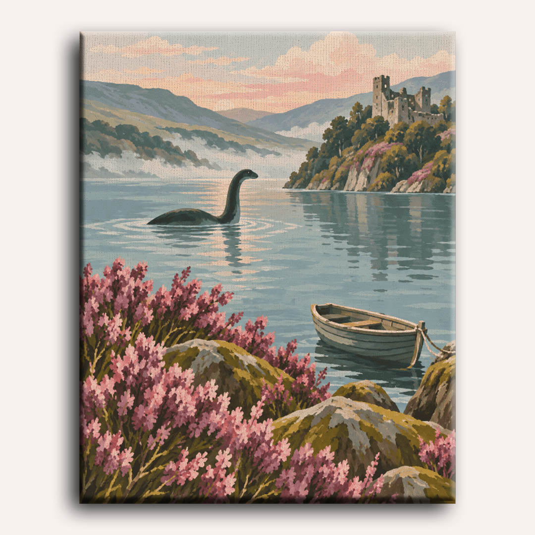 Malen nach Zahlen - Nessies stille Bucht