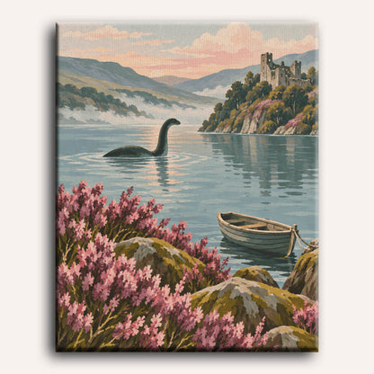 Malen nach Zahlen - Nessies stille Bucht