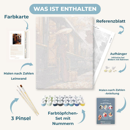 Malen nach Zahlen - Herbstlicher Abschied