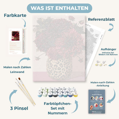 Malen nach Zahlen - Blütenblätter & Muster
