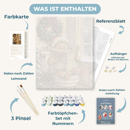 Malen nach Zahlen - Lebkuchenmanns Morgenlektüre