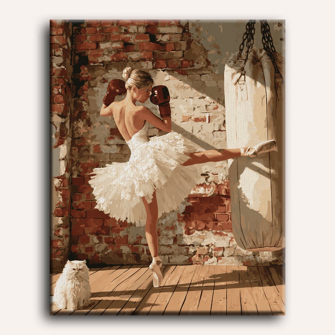 Malen nach Zahlen - K.o. der Ballerina