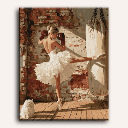 Malen nach Zahlen - K.o. der Ballerina