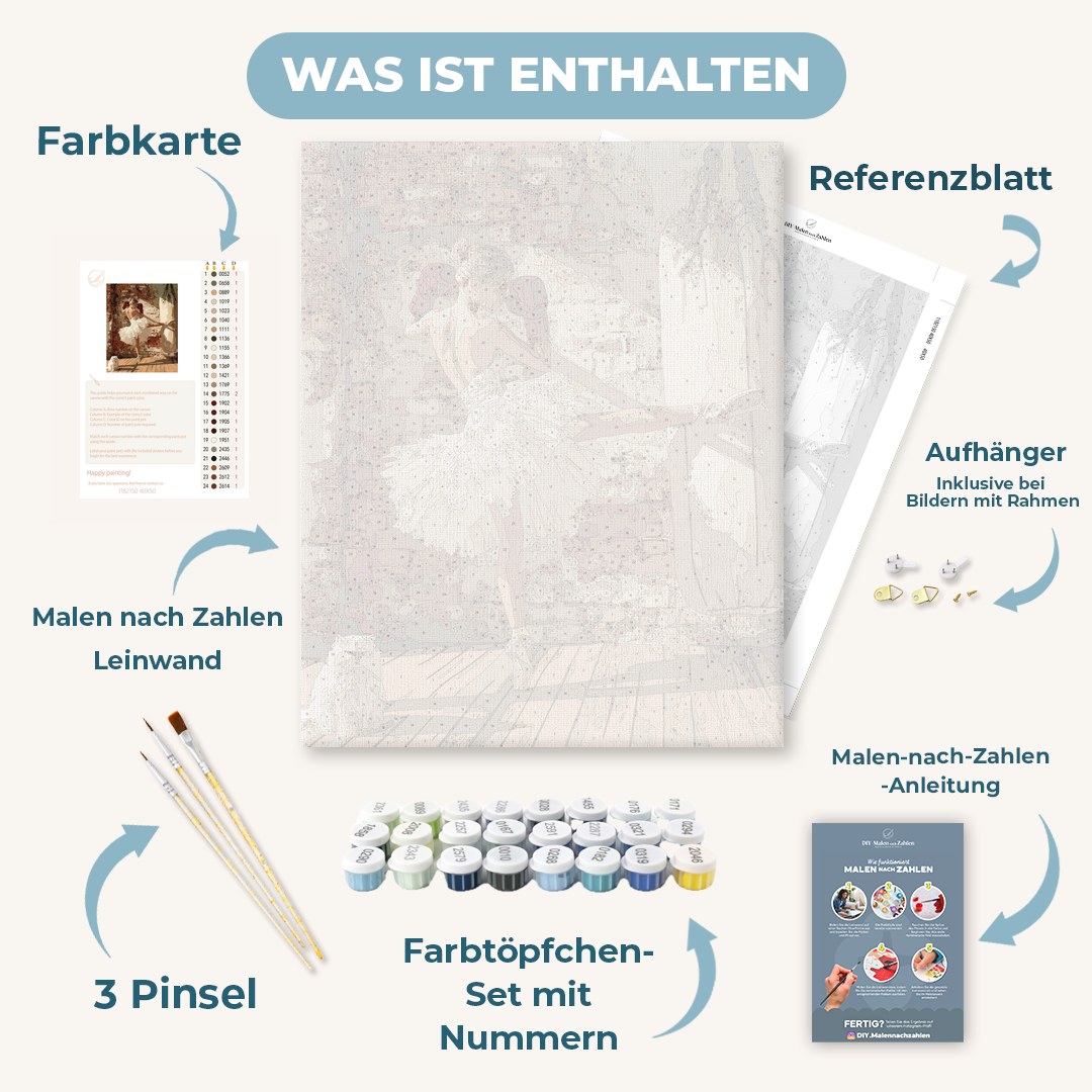 Malen nach Zahlen - K.o. der Ballerina