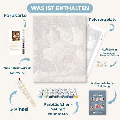Malen nach Zahlen - K.o. der Ballerina