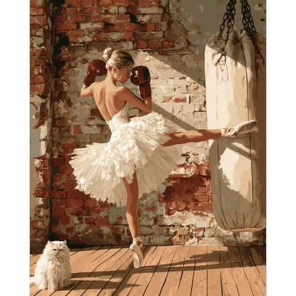 Malen nach Zahlen - K.o. der Ballerina