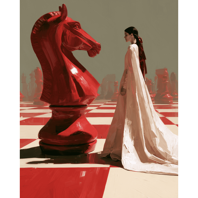 Malen nach Zahlen - Das Gambit der Roten Königin