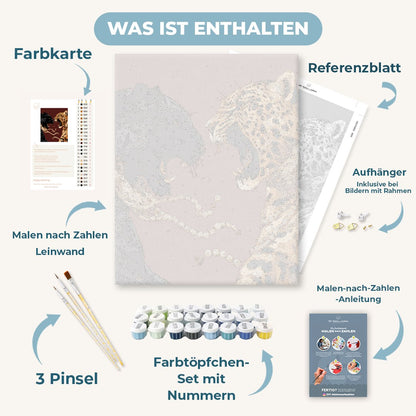 Malen nach Zahlen - Perlen & Reißzähne