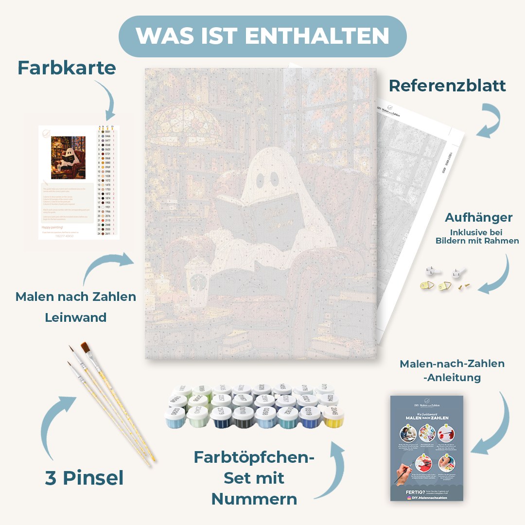 Malen nach Zahlen - Geschichtenstunde eines Geistes
