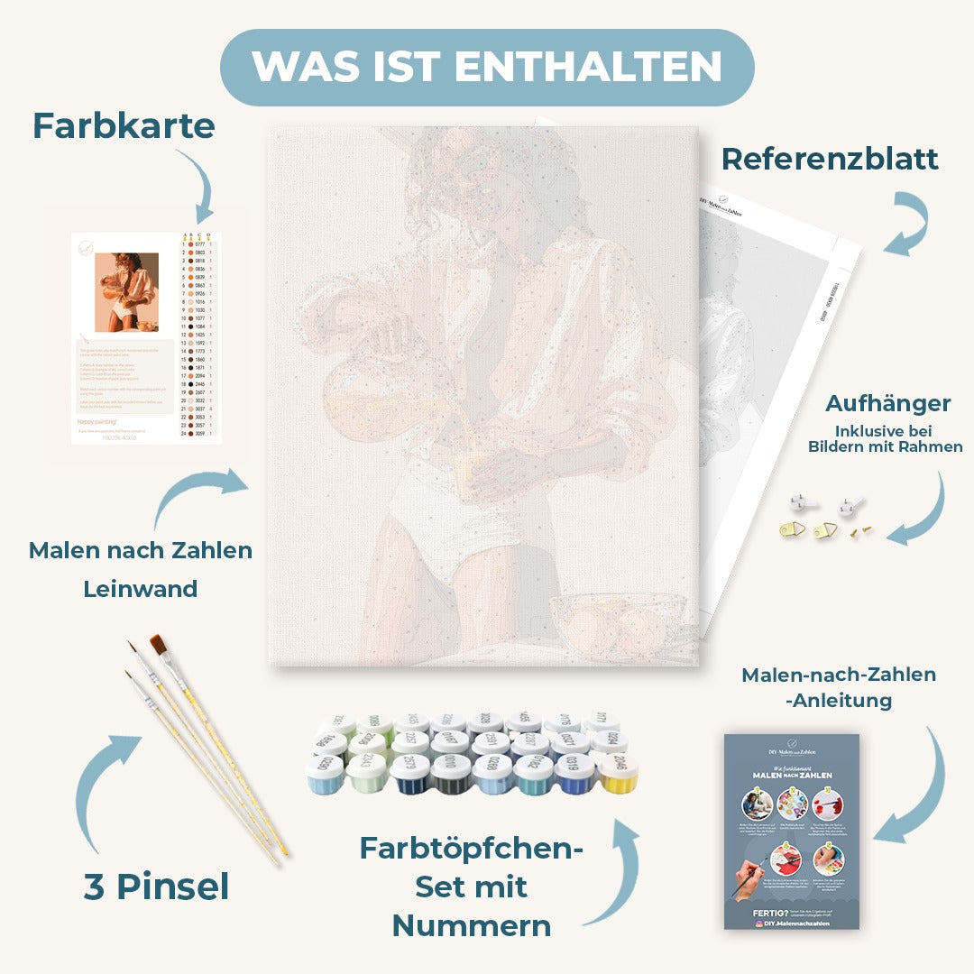 Malen nach Zahlen - Frisch gepresster Morgen