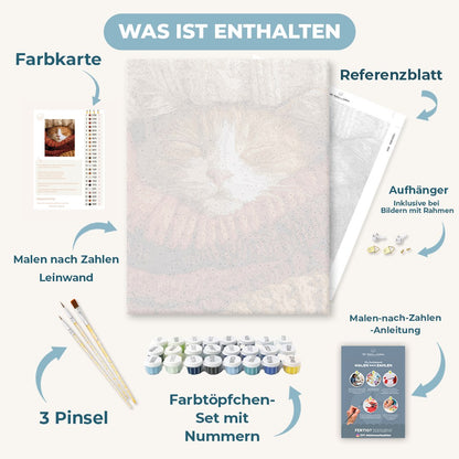Malen nach Zahlen - In Herbstwolle gehüllt