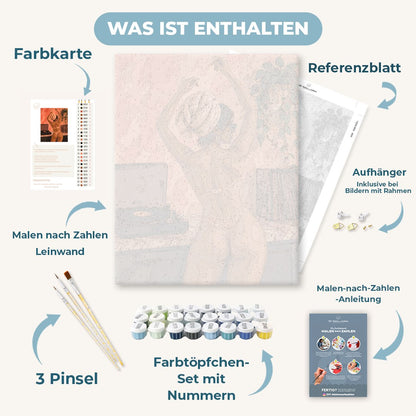 Malen nach Zahlen - Tanzen im Handtuchturban
