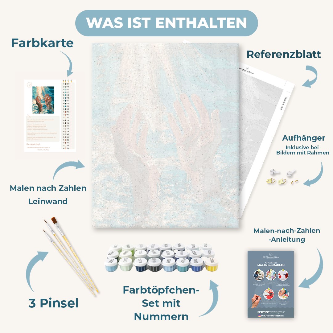 Malen nach Zahlen - Dem Leuchten entgegen