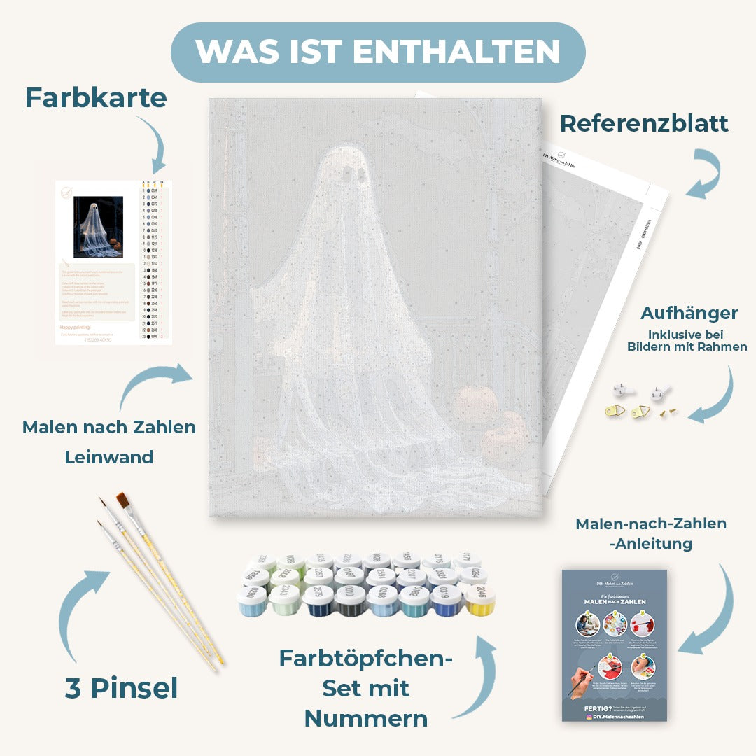 Malen nach Zahlen - Funkelnder Veranda-Geist