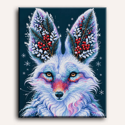 Malen nach Zahlen - Frostbeeren-Fuchs