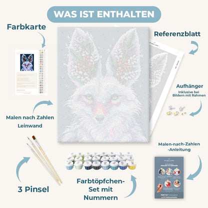 Malen nach Zahlen - Frostbeeren-Fuchs