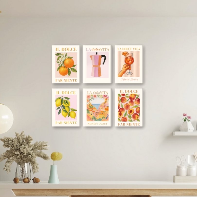 12 Mini Paintings | La Dolce Vita Bundle