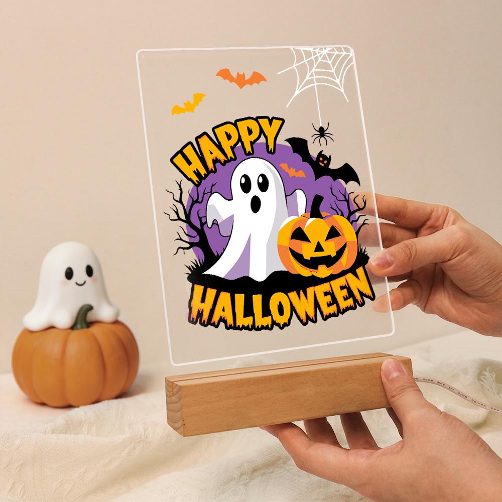Malen nach Zahlen Halloween Lampe – Frohes Halloween