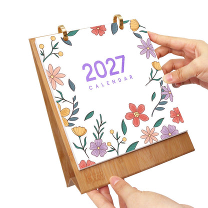 2027 Malen nach Zahlen Tischkalender | Blumen-Edition
