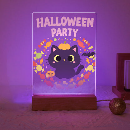 Malen nach Zahlen Halloween Lampe – Kürbispfoten