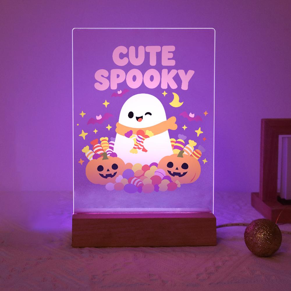 Malen nach Zahlen Halloween Lampe – Süßer Geist