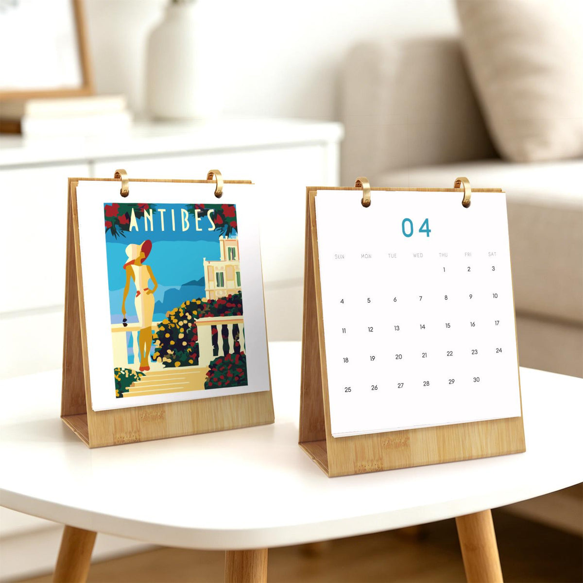 2027 Malen nach Zahlen Tischkalender | Weltreise-Edition