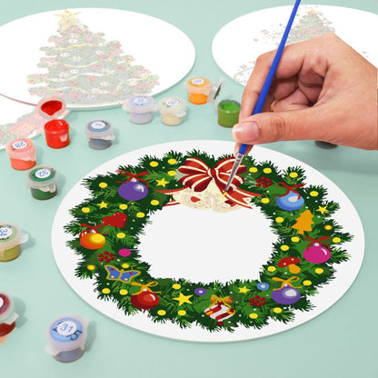 Malen nach Zahlen - Weihnachts-Tischsets | 4 Stück