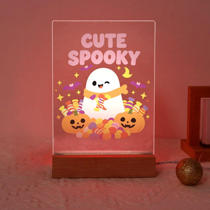Malen nach Zahlen Halloween Lampe – Süßer Geist