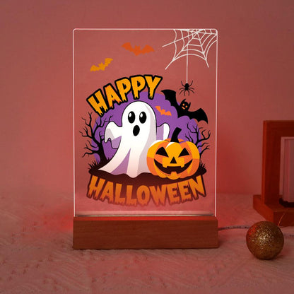 Malen nach Zahlen Halloween Lampe – Frohes Halloween