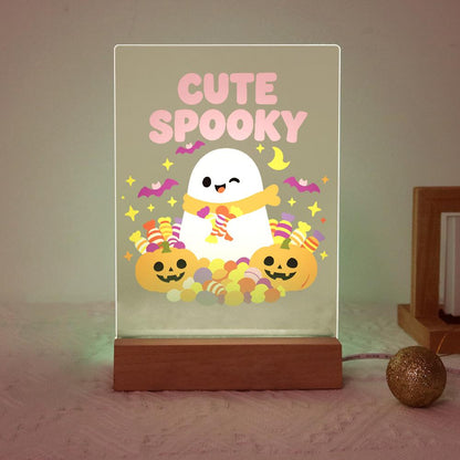 Malen nach Zahlen Halloween Lampe – Süßer Geist