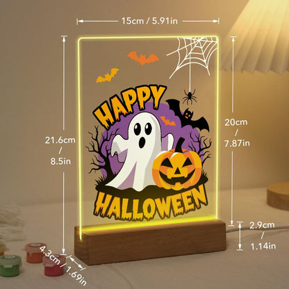 Malen nach Zahlen Halloween Lampe – Frohes Halloween