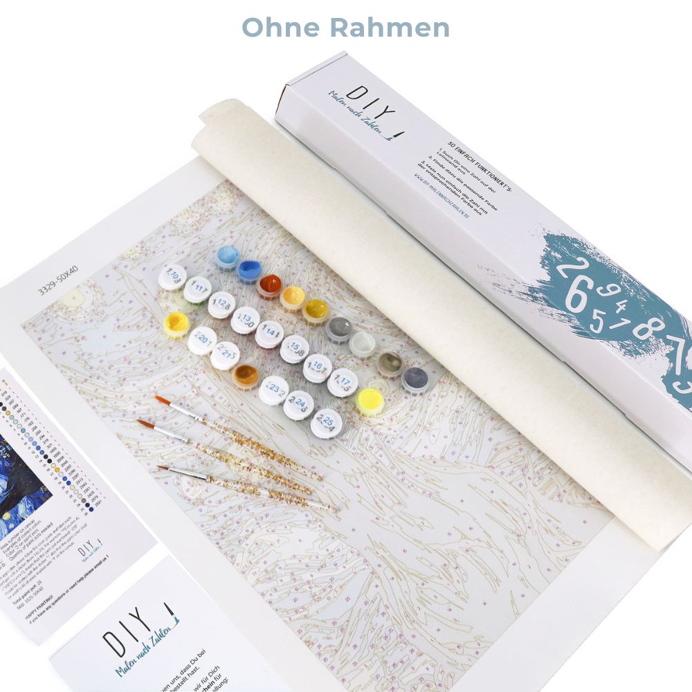 Malen nach Zahlen - Skorpion Rosé