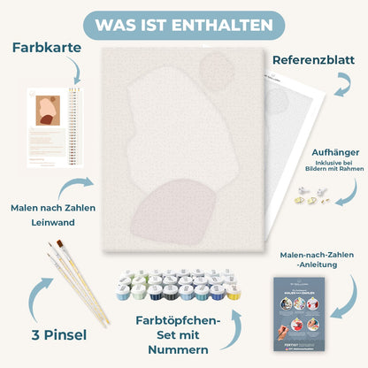 Malen nach Zahlen - Abstrakte Illustration 3