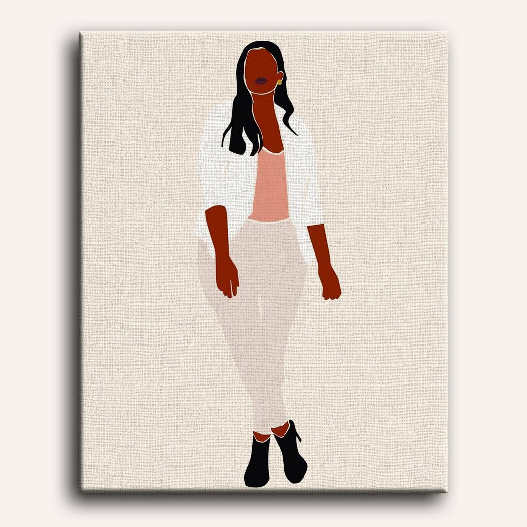 Malen nach Zahlen - Lady Boss Portrait - 16