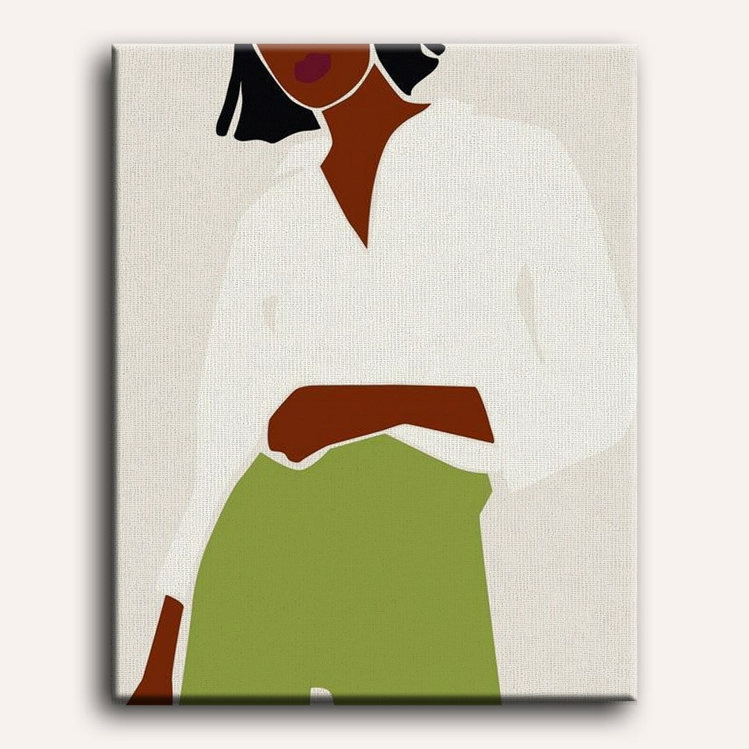 Malen nach Zahlen - Lady Boss Portrait - 24