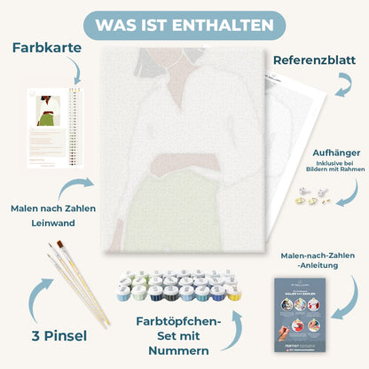 Malen nach Zahlen - Lady Boss Portrait - 24