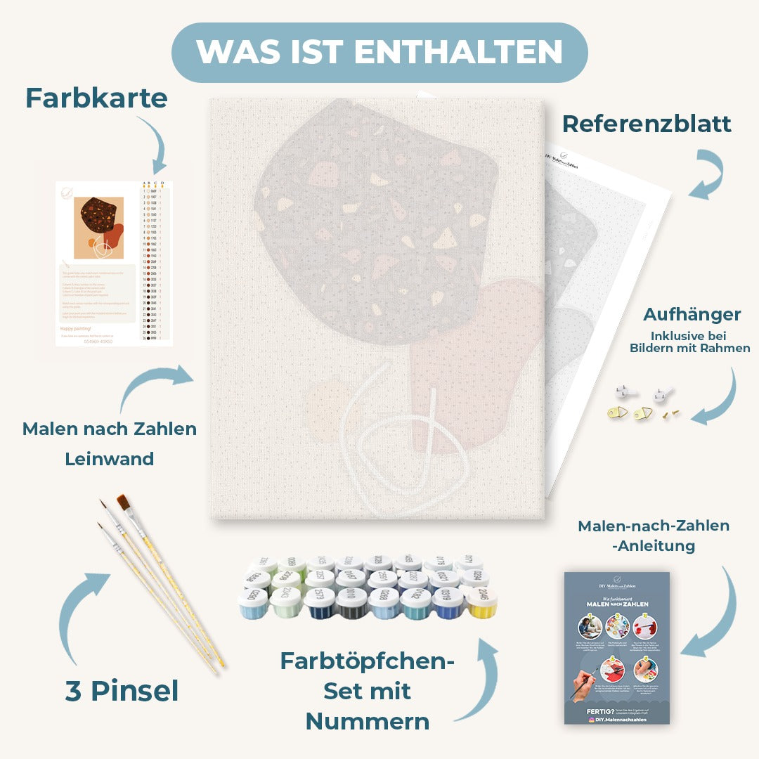Malen nach Zahlen - Abstrakte Illustration 5