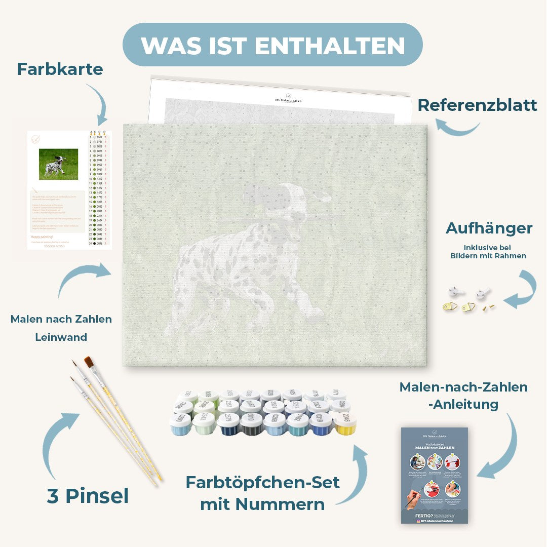 Malen nach Zahlen - Dalmatinerhund