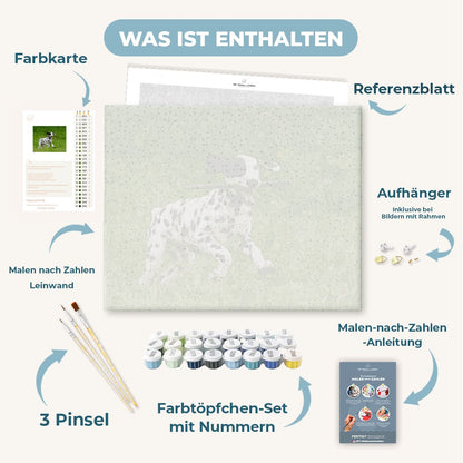 Malen nach Zahlen - Dalmatinerhund