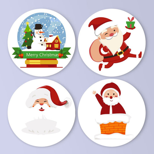Malen nach Zahlen - Malen nach Zahlen - Weihnachts-Tischsets | 4 Stück