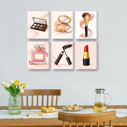 6 Mini-Gemälde | Make-up Set