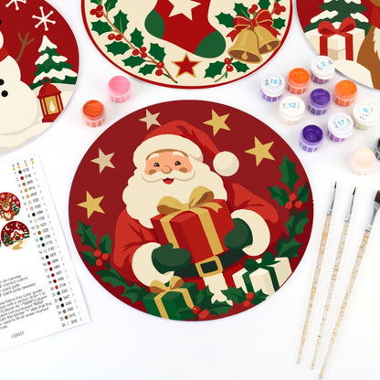 Malen nach Zahlen Tischset – Klassische Weihnachten
