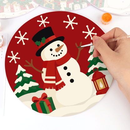 Malen nach Zahlen Tischset – Klassische Weihnachten