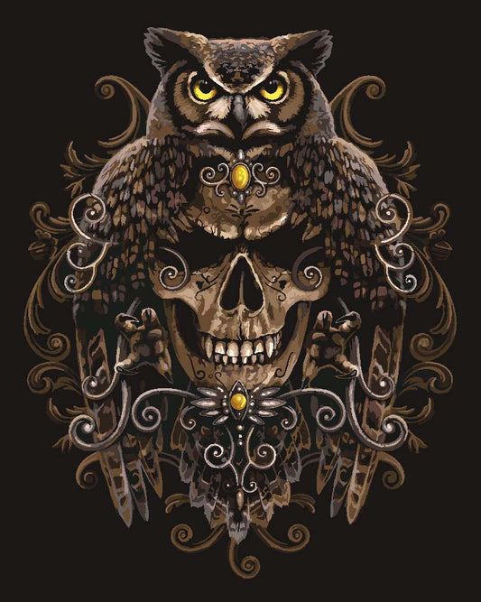 Malen nach Zahlen - Malen nach Zahlen - Death Wisdom - by Sarah Richter