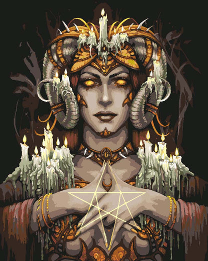 Malen nach Zahlen - Malen nach Zahlen - Keeper of the fire - by Sarah Richter