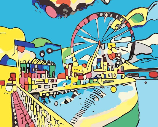 Malen nach Zahlen - Malen nach Zahlen - Köln ist bunt - 2 - Artist's Edition - by zamart